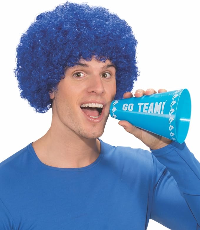 Dense Afro Wigs Blue 80 Grams Party Props for Costume Party