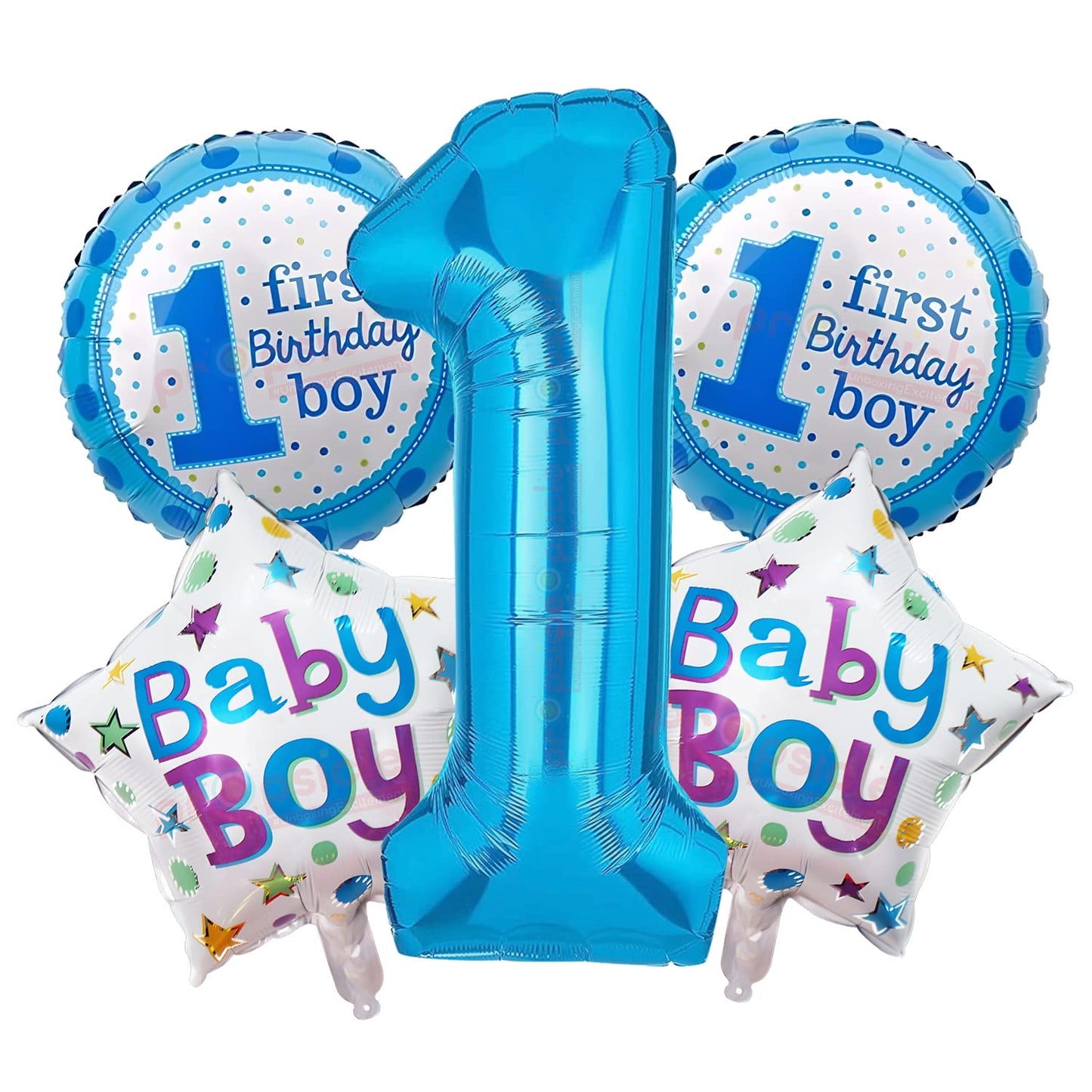 1st Birhtday Boy Set Of 5