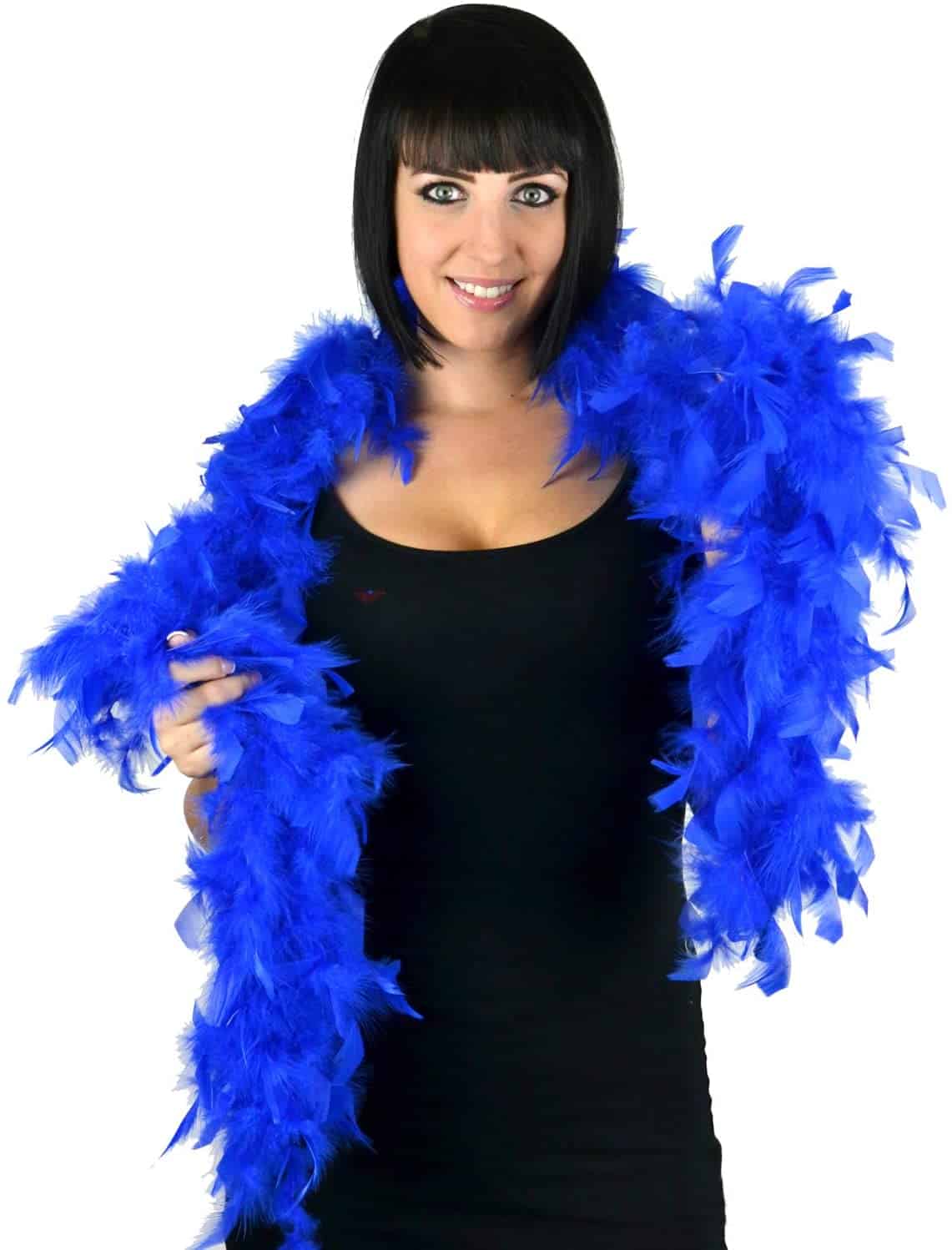 Feather Boa Blue