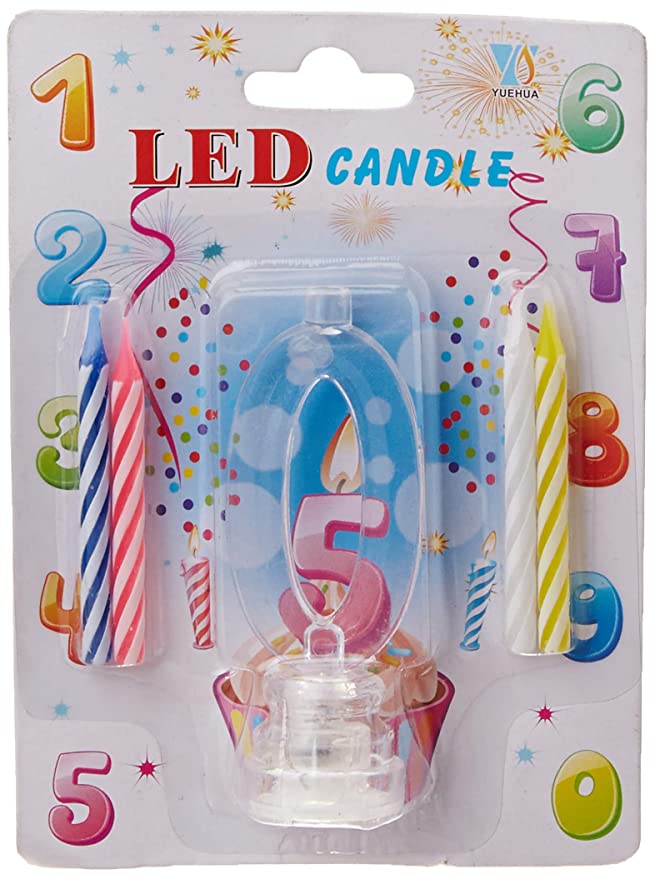 LED Numerical Candle 0