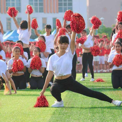 Cheerleader Pom Poms Red