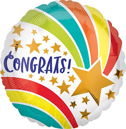 Congratulations Shooting Star Balloon 18" S40