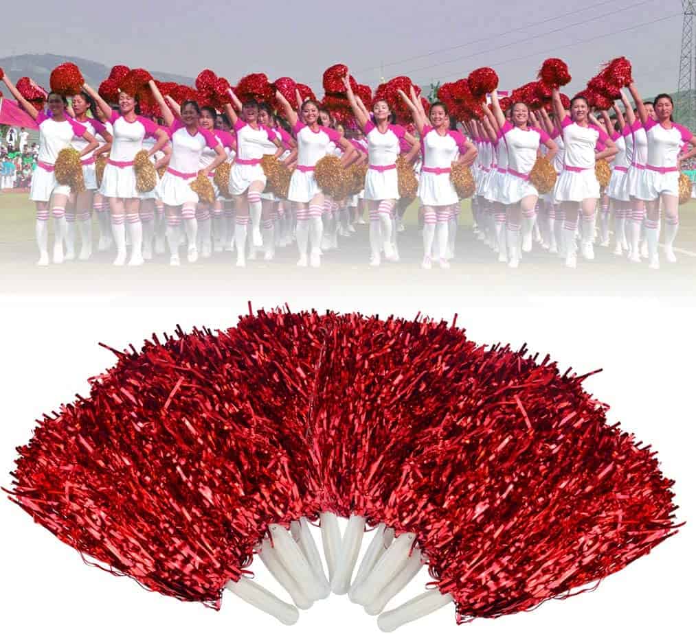 Cheerleader Pom Poms Red