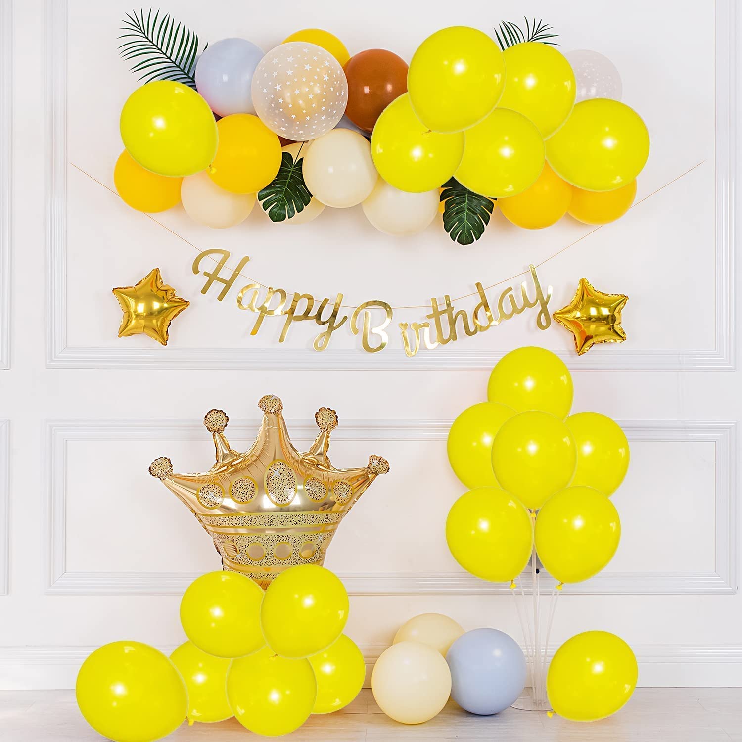 10" Macaron Yellow Balloon- 20PC