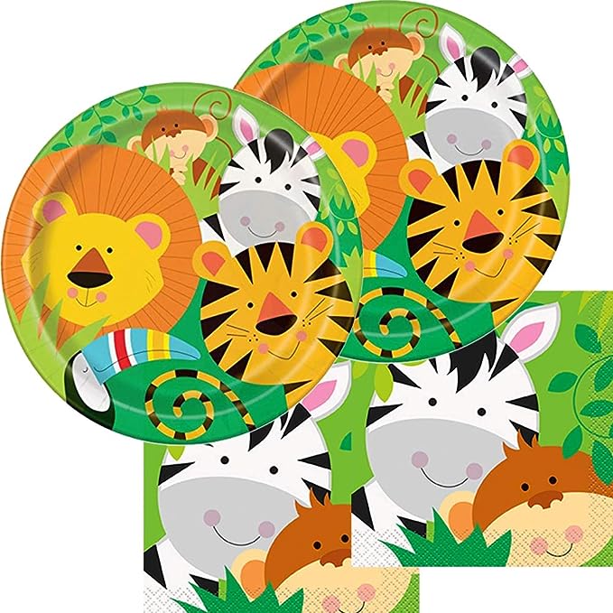 Jungle Animal Paper Napkins - 16PC