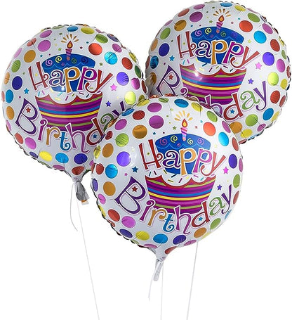 Happy Birthday Triple Layer Cake Balloon Set of 5