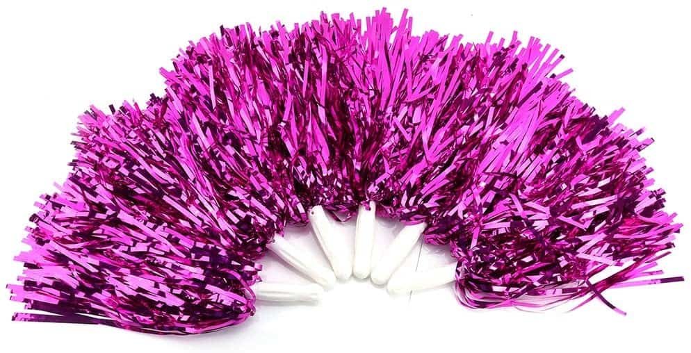 Cheerleader Pom Poms Pink