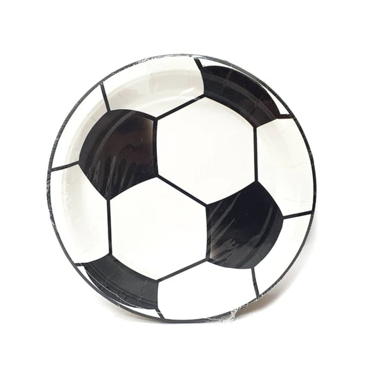 Soccer Theme Party Paper Plates - 10PC