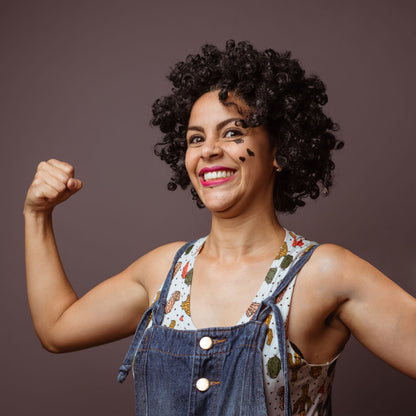 Extra Large Afro Wig | Jumbo Malinga Wig | Curly Bushy Black Wig - 1PC