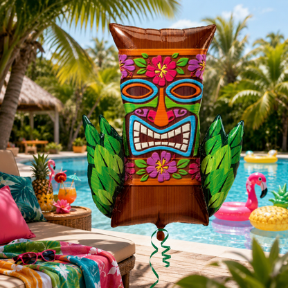 Tiki Time Super Shape Foil Balloon