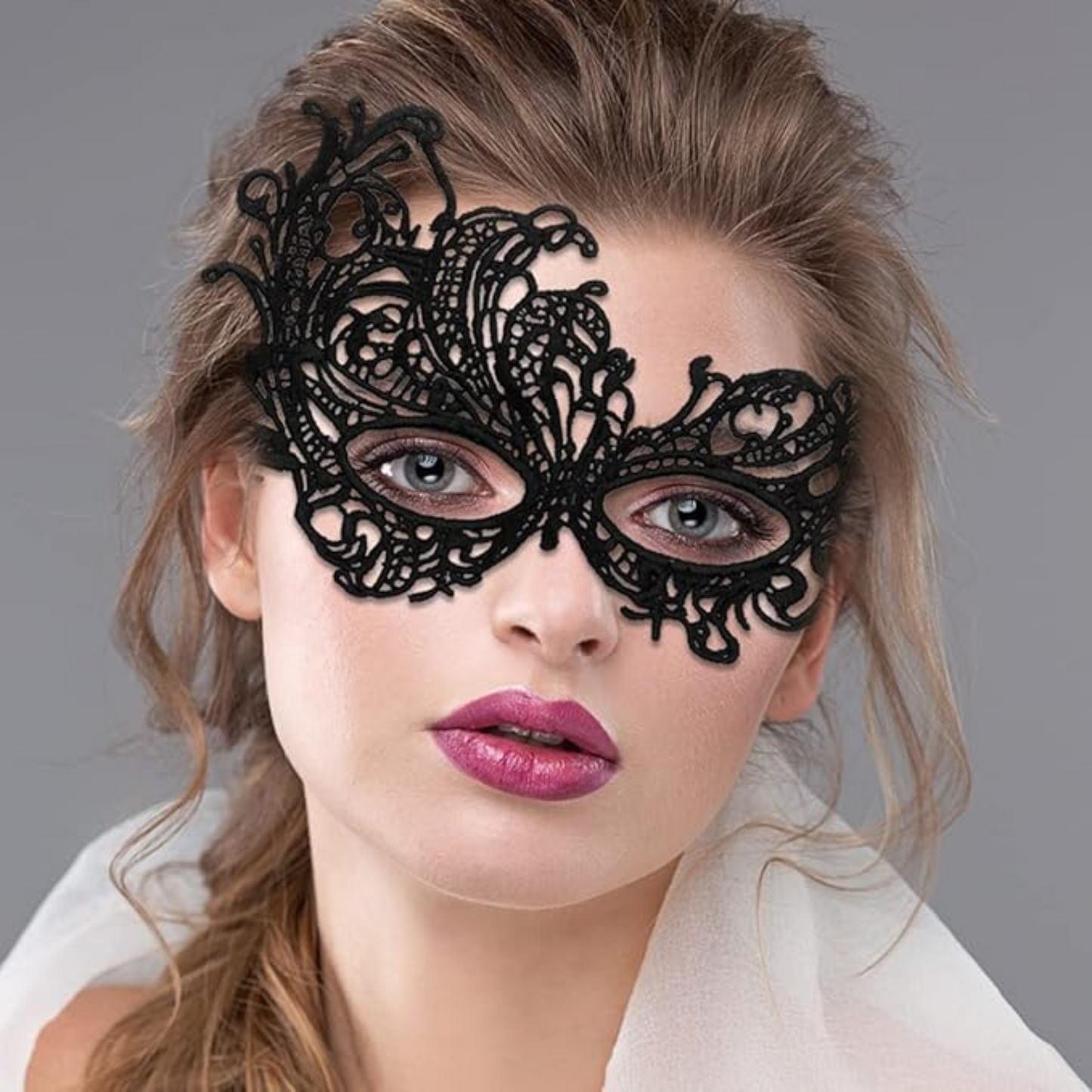 3 Pcs Party Masks Set - Lace Eye Mask & Masquerade Masks for Men & Women