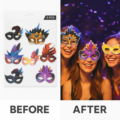 Masquerade Paper Eye Mask - 6PC