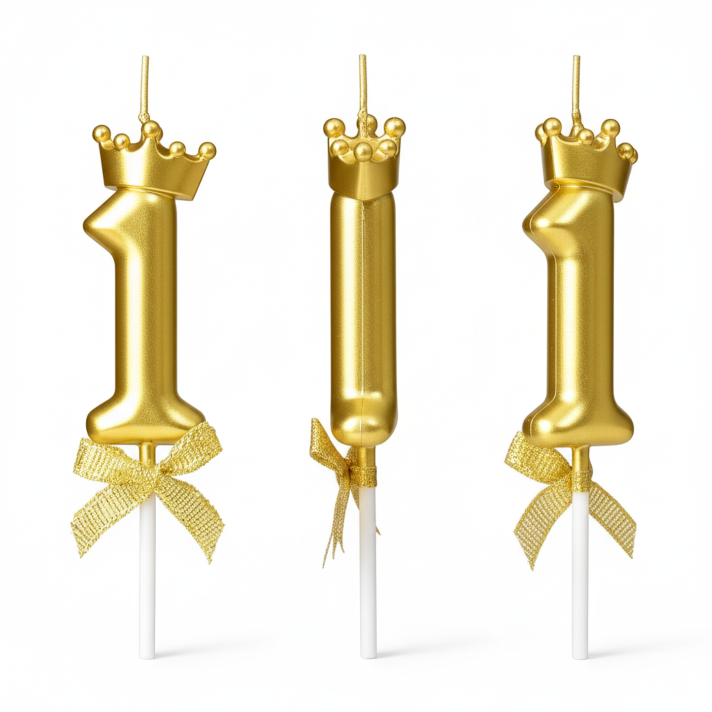 Golden Crown Numerical Candle No. 1