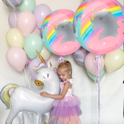 Magical Unicorn Orbz Balloon - Helium Quality - 16 inches - 1PC