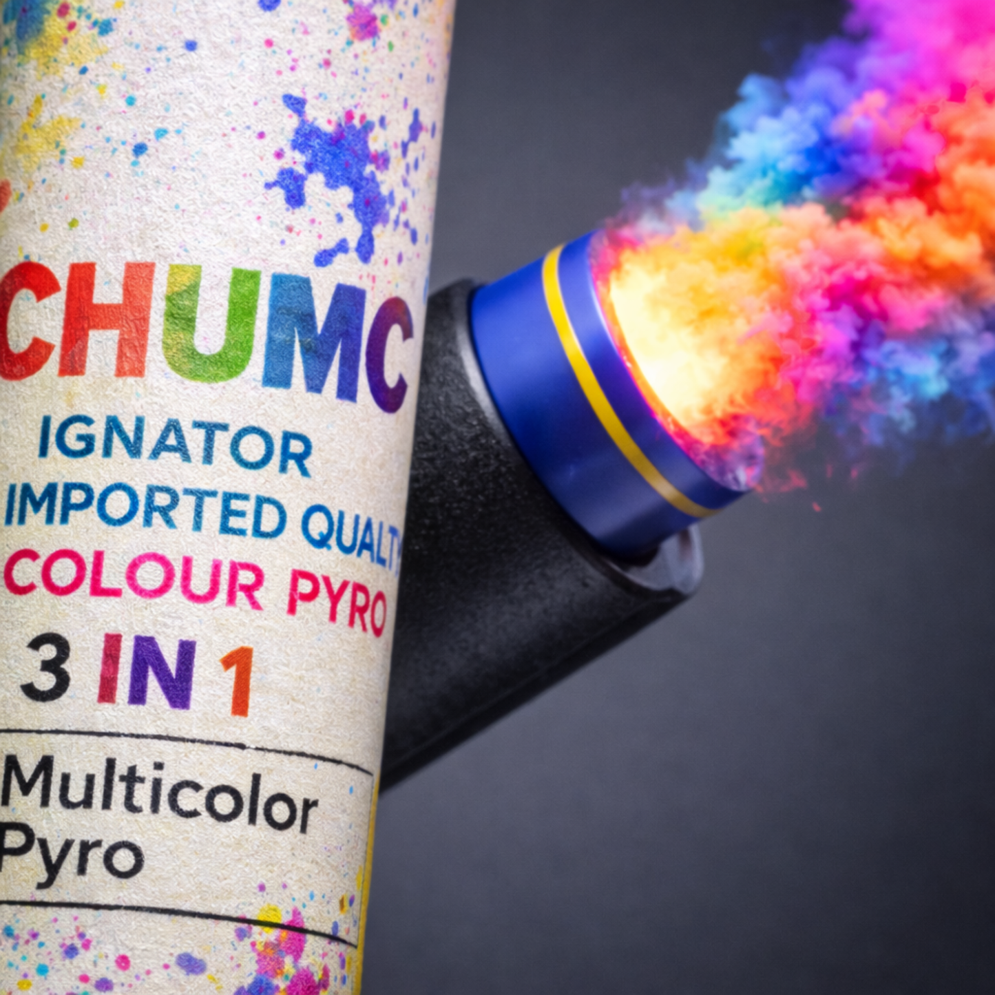 Colored Smoke Fog - Multicolor - 3 in 1 Smoke Fog - 2PC