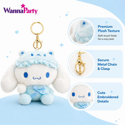 Cinnamon Roll Plushy Key Chain - 1PC