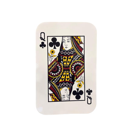 Card Party Queen Placemat for Table Decor or Cutout for Decoration