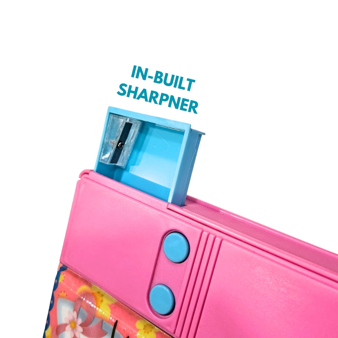 Hello Kitty Dual Side Pencil Box with Multi Organizer - 1PC