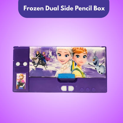 Disney Frozen Dual Side Pencil Box with Multi Organizer - 1 PC