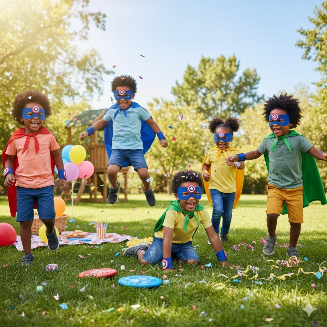 Captain American Eye Mask & Wrsit Band Set