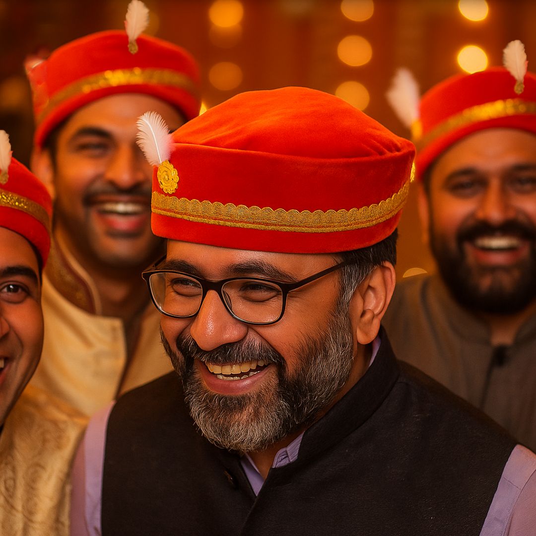 Qawwali Sufi Night Party Hats Unisex - Set of 4