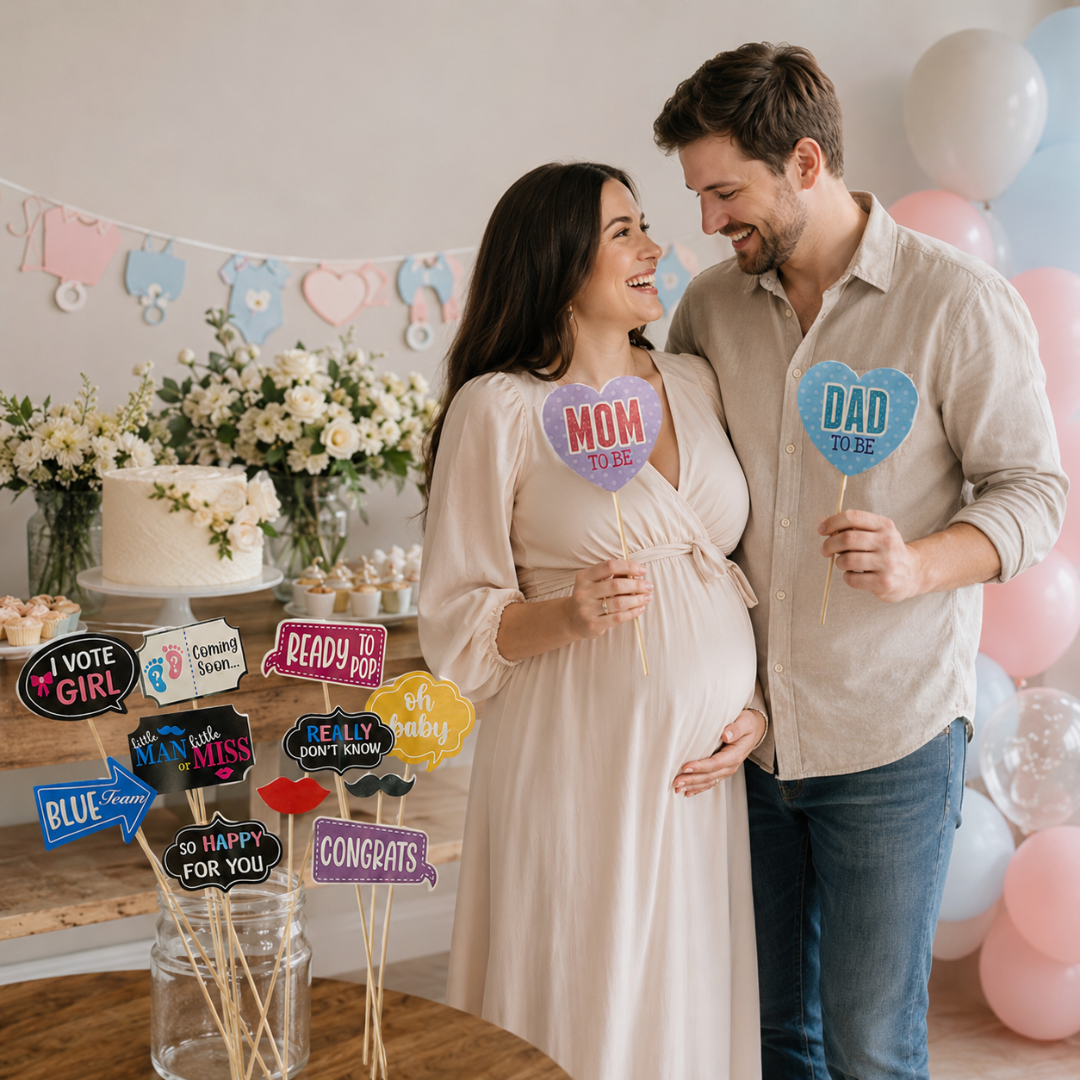 Baby Shower Photo Props - 15PC