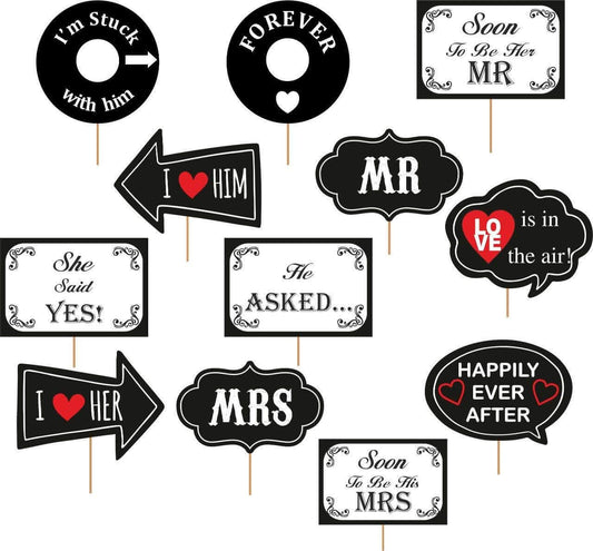 Wedding Photo Props -15PC