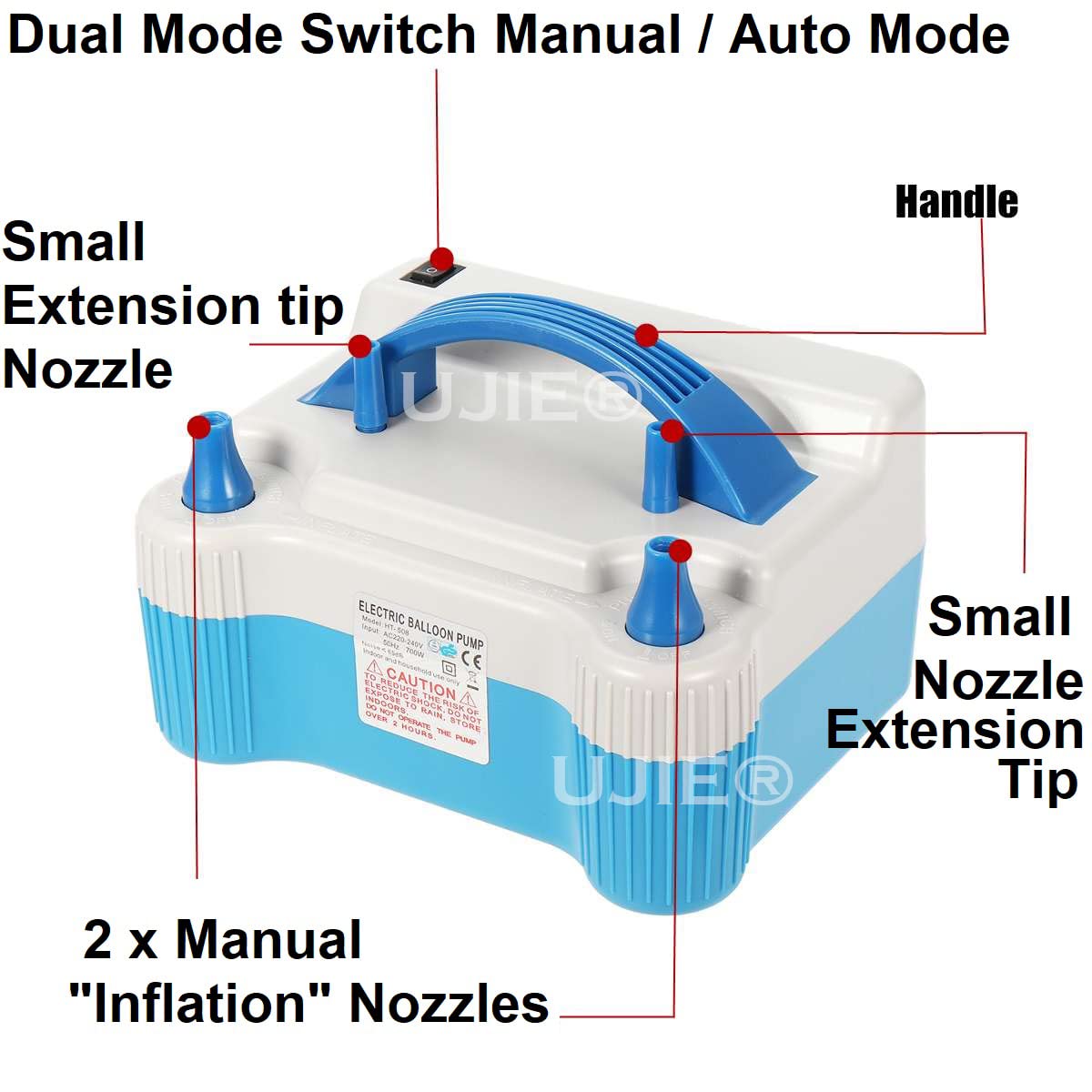 Automatic Air Balloon Inflating Pump