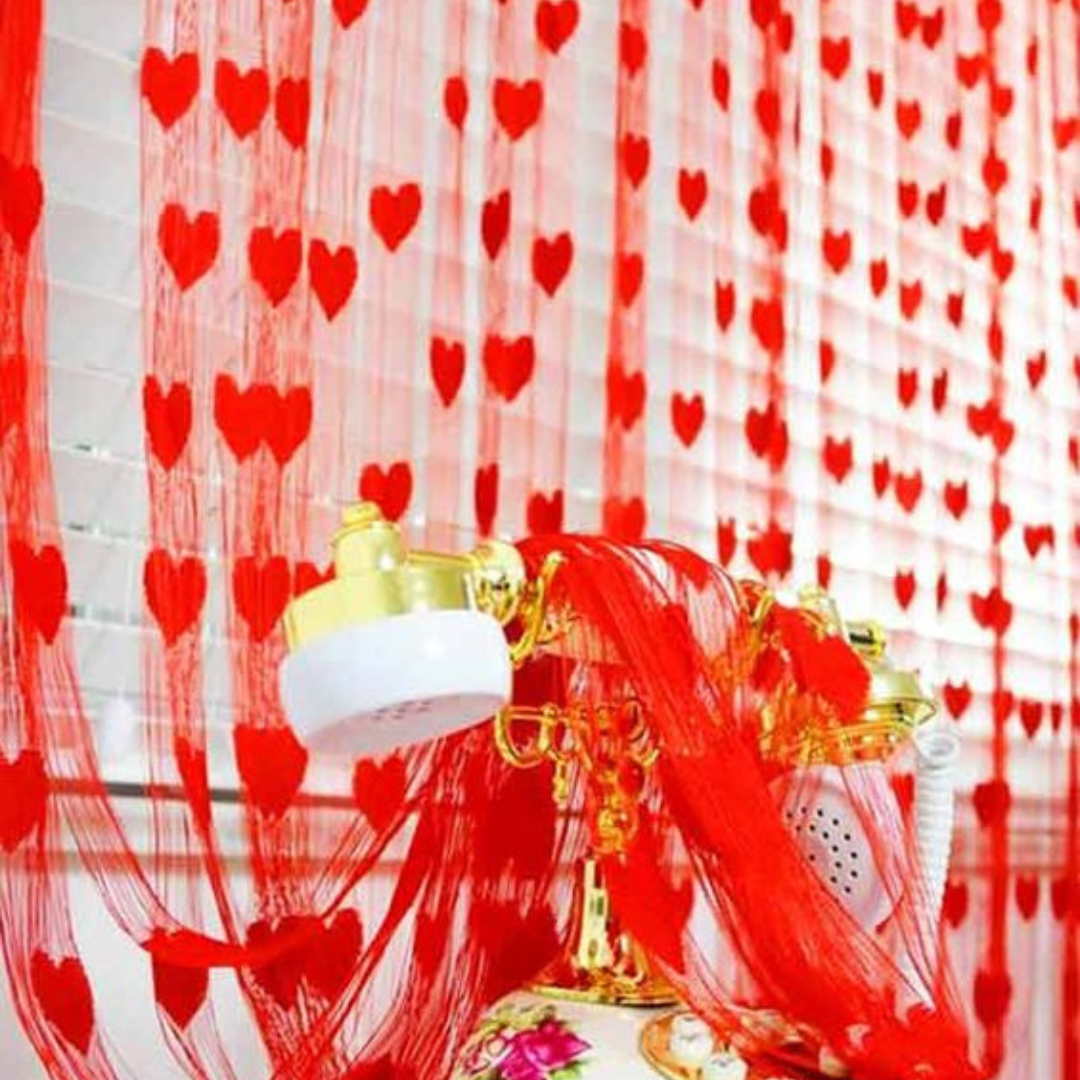 Heart Net String Decoration