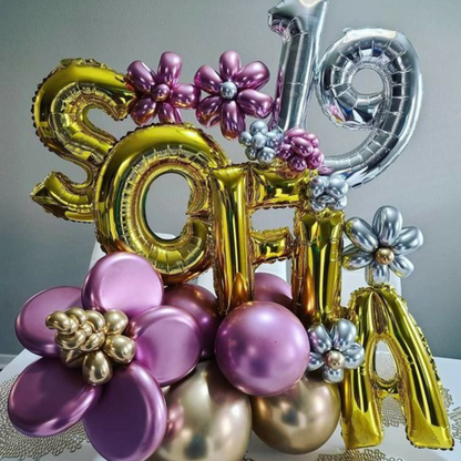 16" Letter Y Golden Balloon