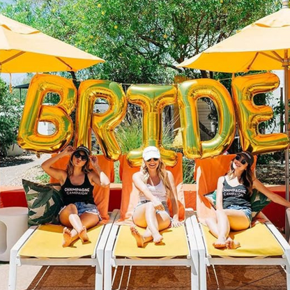 16" Letter Y Golden Balloon