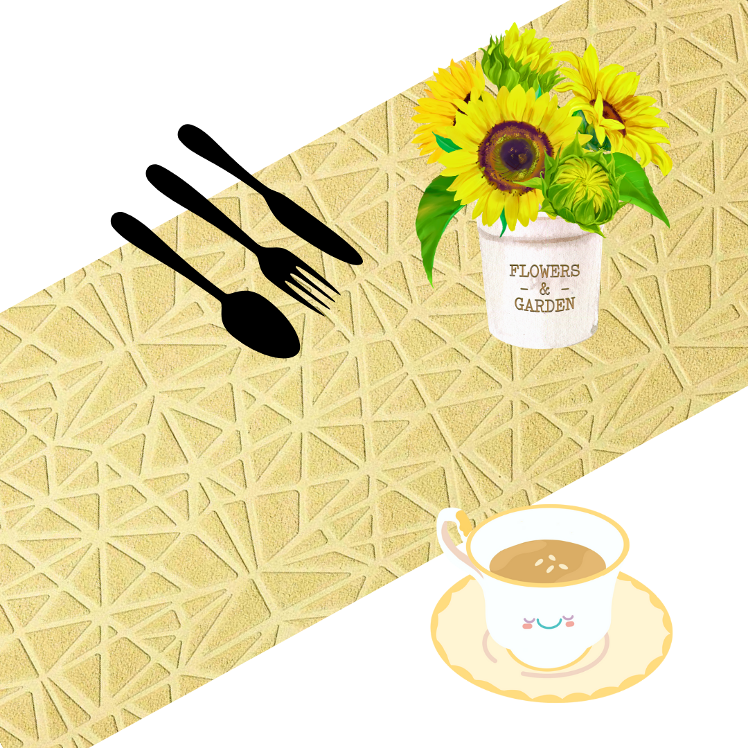 Table Runners Golden 7FT x 1.5 FT -1 pc