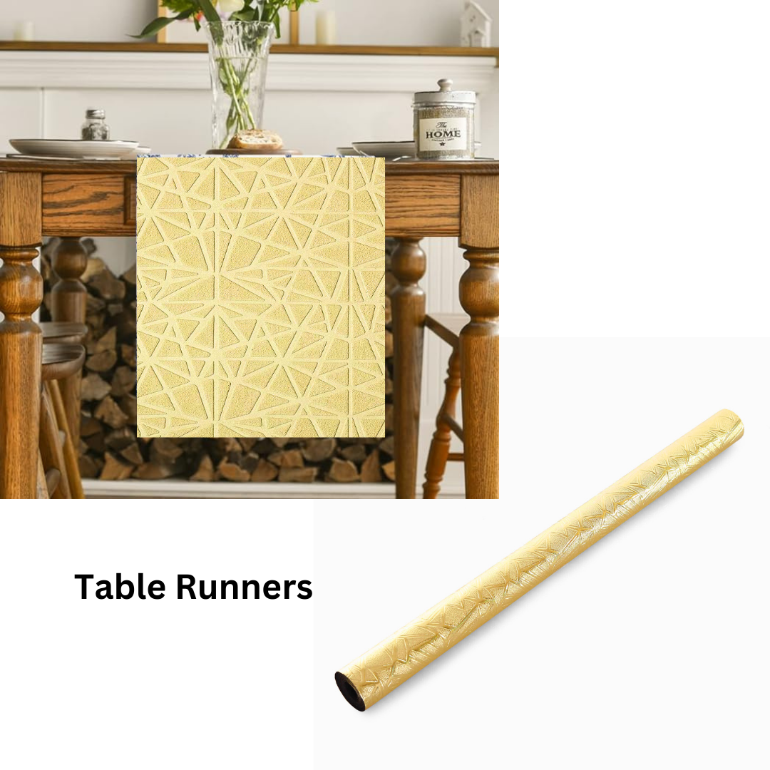 Table Runners Golden 7FT x 1.5 FT -1 pc