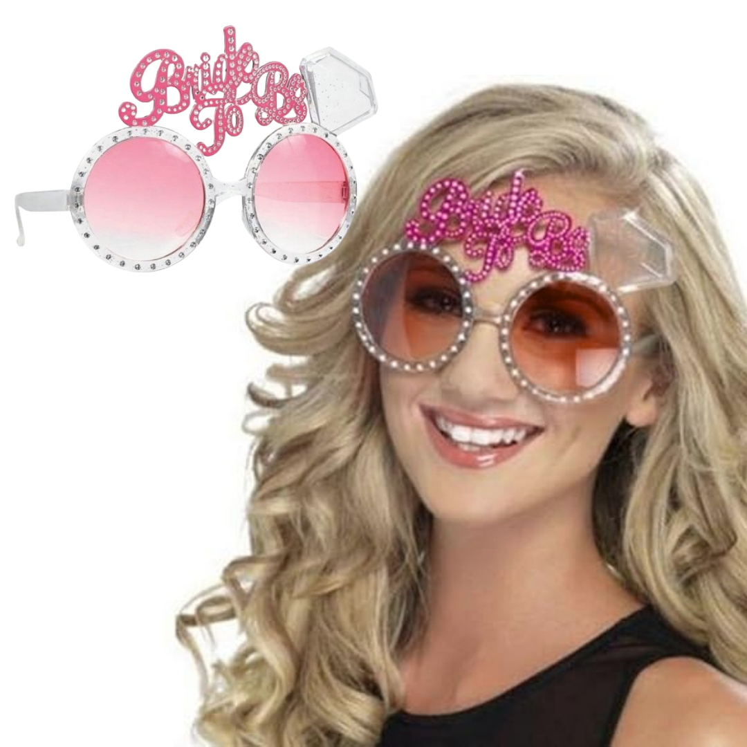 Bride to Be Combo Pack-Sash, Eye Glass &Photo Props