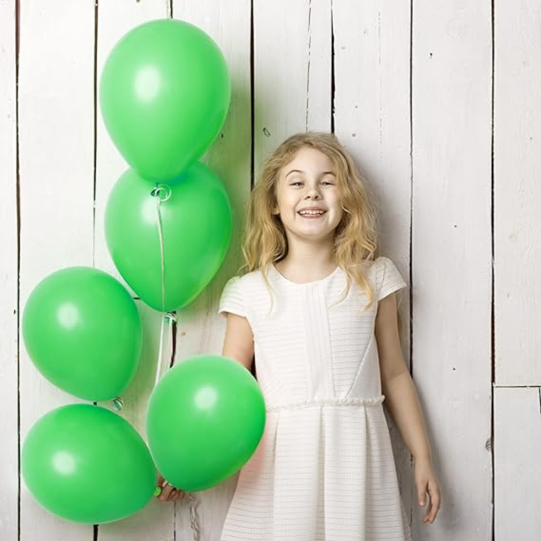 8" Green Latex Balloon - 50pc