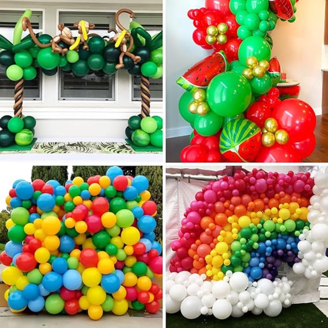 8" Green Latex Balloon - 50pc