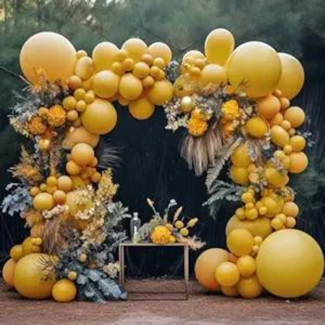 Yellow Latex Balloons 10" - Pack of 50 PC