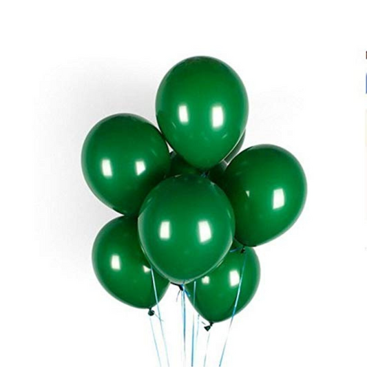 Dark Green Latex Balloons 10" - Pack of 50 PC