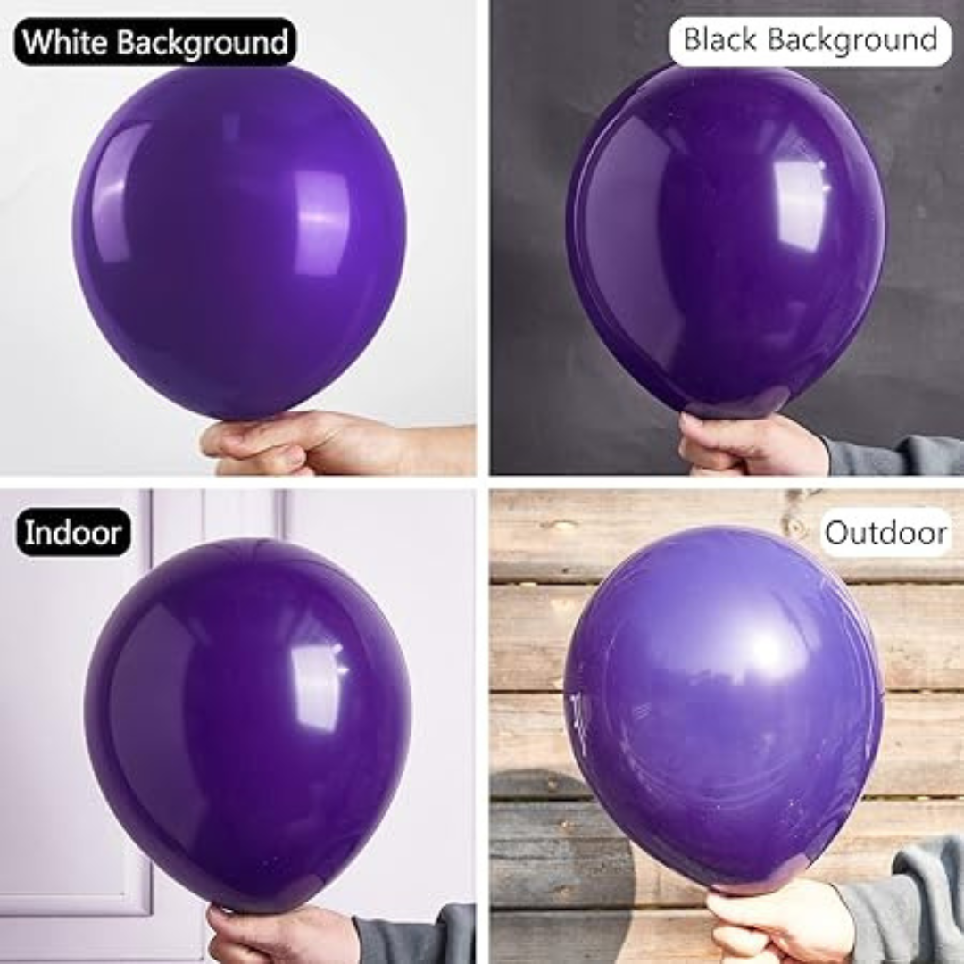 8" Purple Latex Balloon - 50ct