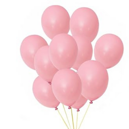 Pink Latex Balloons 10" - Pack of 50 PC