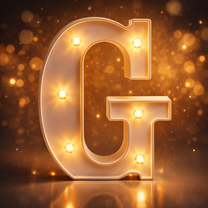 LED Marquee Alphabet Letter G- 1 PC