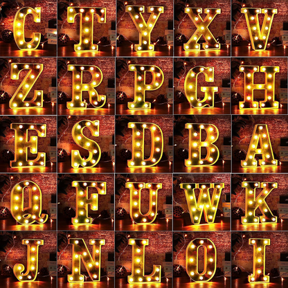 LED Marquee Alphabet H-1PC