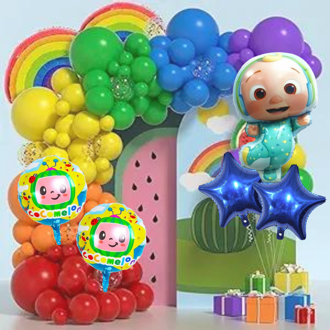 Cocomelon Party Balloons - Set of 5