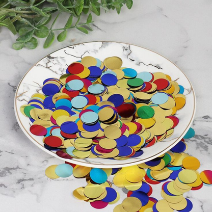 Multicolour Polka Dot Round Confettis for Table Decoration