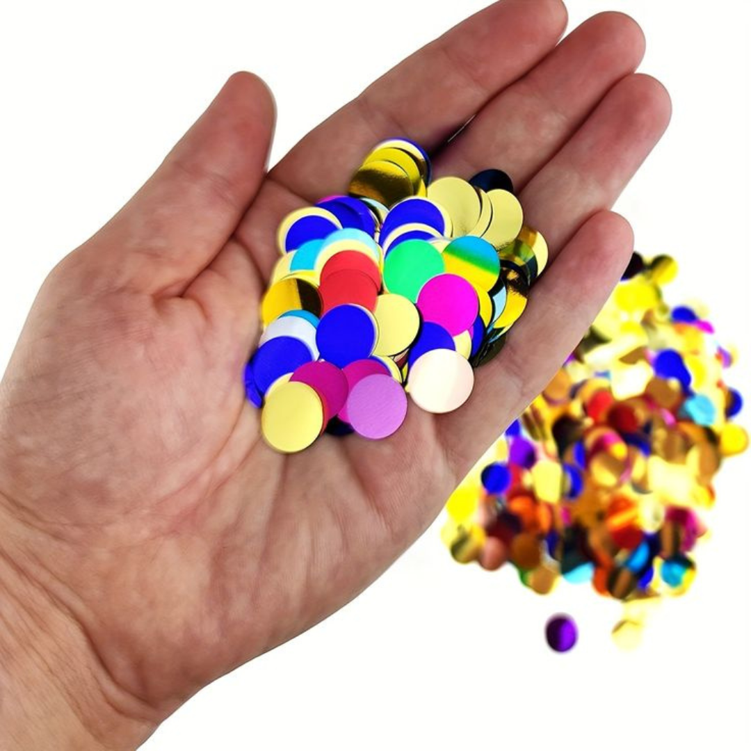 Multicolour Polka Dot Round Confettis for Table Decoration