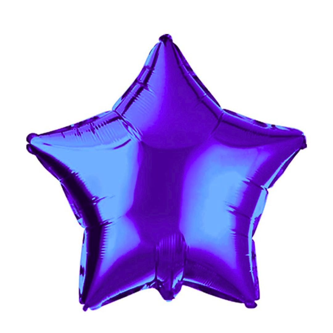 Dark Blue Star Shaped Balloon 18? - Set of 4PC