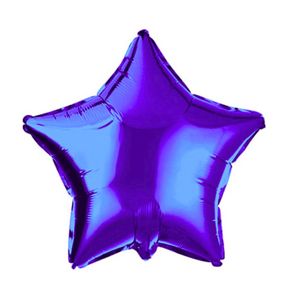 Dark Blue Star Shaped Balloon 18? - Set of 4PC