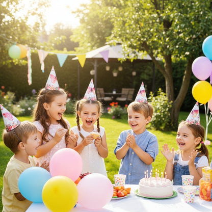 Butterfly Theme Party Hats - 8PC