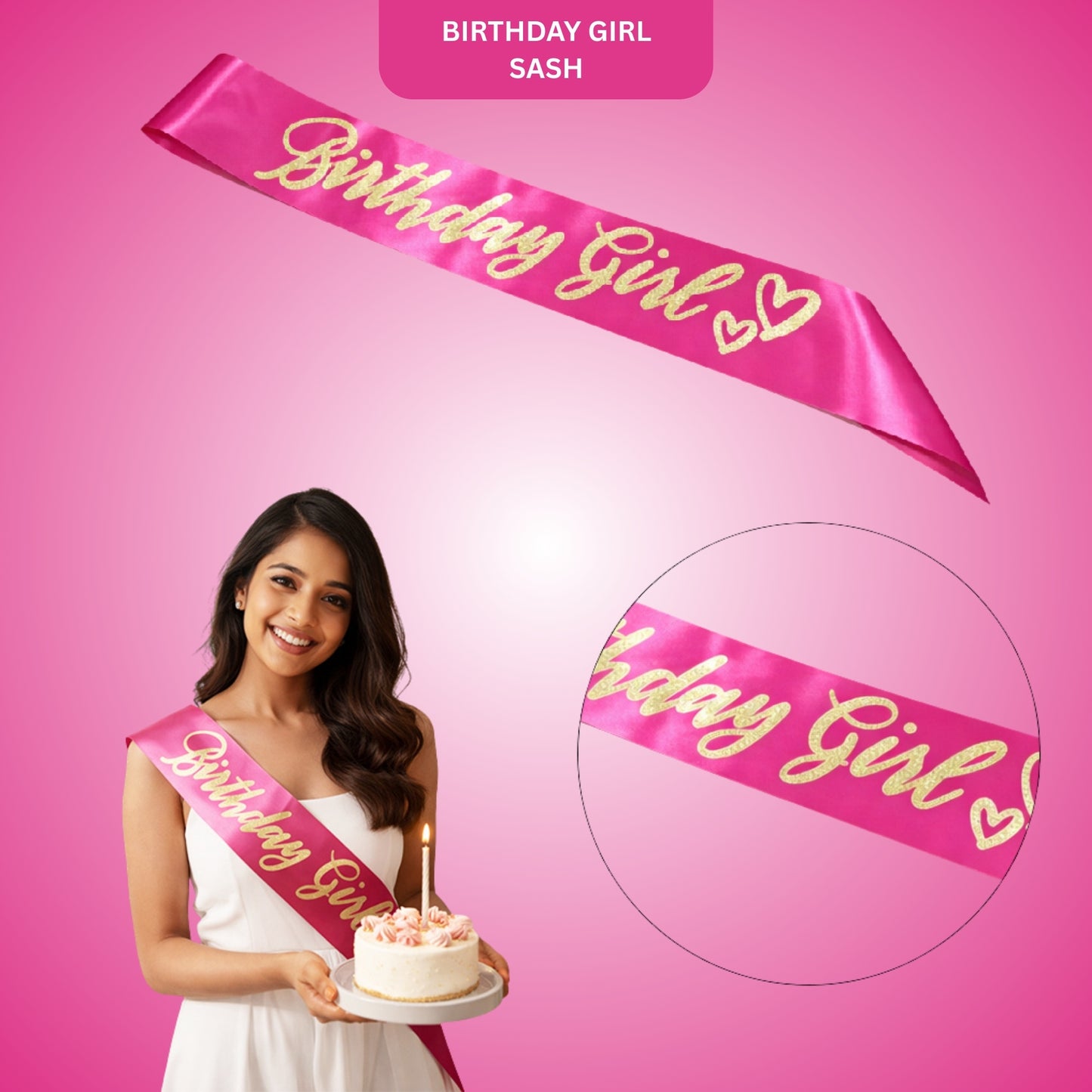 Birthday Girl Sash