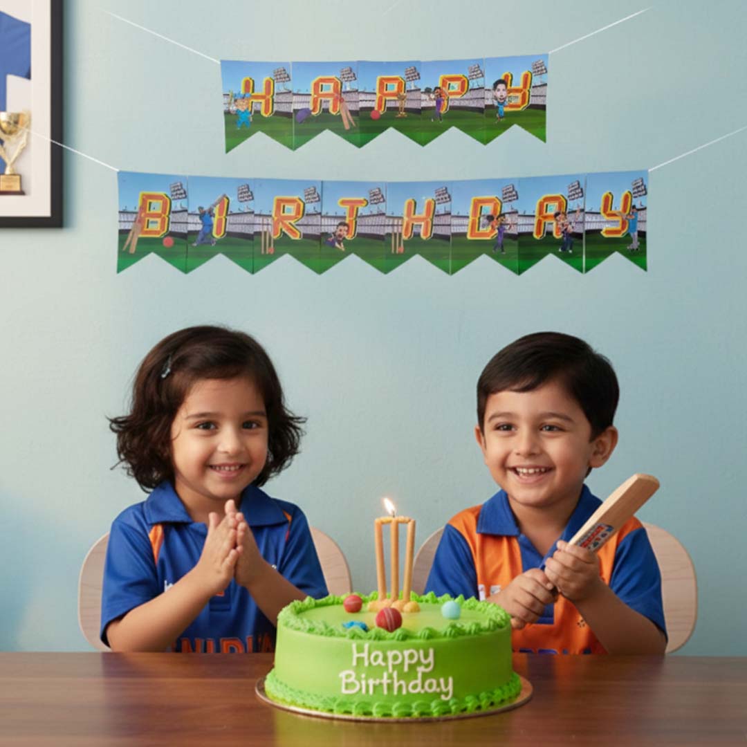 Cricket Birthday Party Set - 17PC
